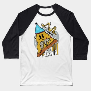 Pizza Wizard Baseball T-Shirt